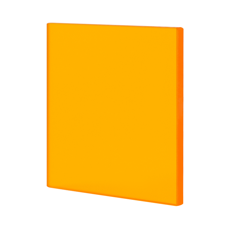 Orange afskåret glasfilter