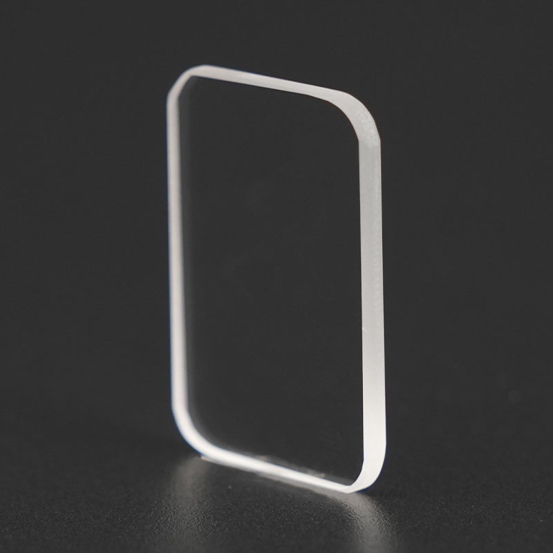 Farveløst optisk kvartsglas